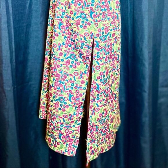 Delhi Haat Craft Cottage Ind Floral Print Kurta Tunic - Picture 4 of 7